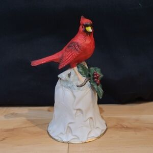 Vintage Avon Christmas Cardinal Decorative Bell